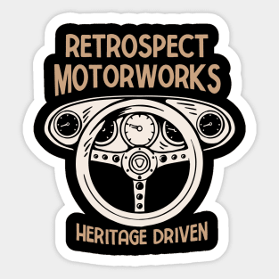 Heritage Driven - Dark Sticker